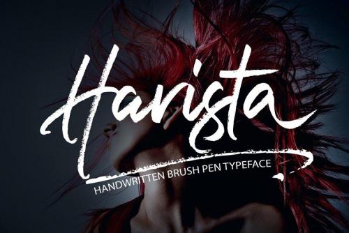 Harista Brush Font 12
