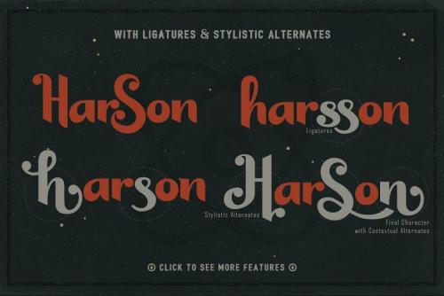 Harson Typeface 8