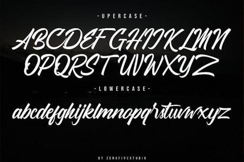 Hattachy Modern Script Font 1