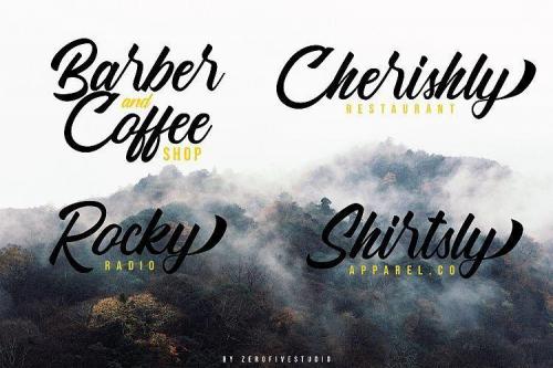 Hattachy Modern Script Font 2