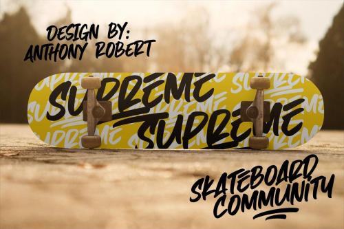 Hazard Stylish Marker Font  1