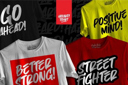 Hazard Stylish Marker Font  3