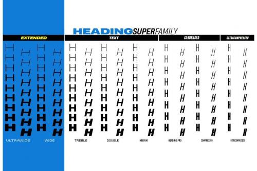 Heading Pro Wide Font Family  5