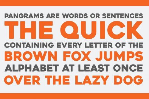 Heavitas Sans Serif Font 1