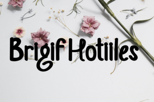 Helligrounds Display Font 1