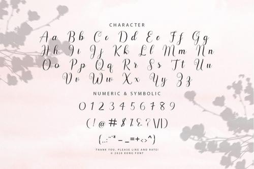 Hello Olivia Modern Calligraphy Font  6