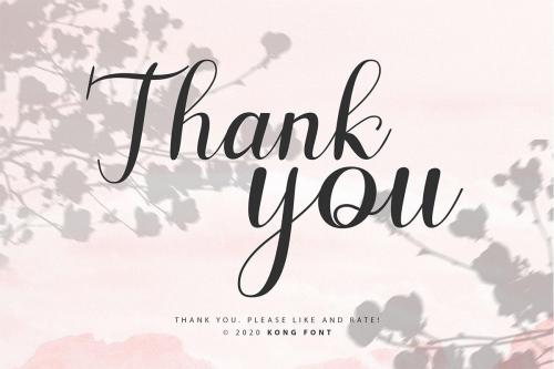 Hello Olivia Modern Calligraphy Font  9