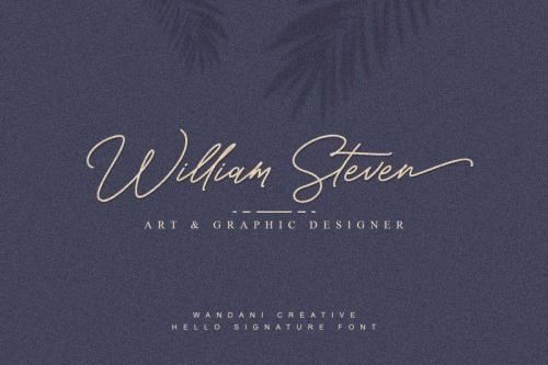 Hello Signature Font 2