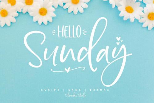 Hello Sunday Font Duo 1