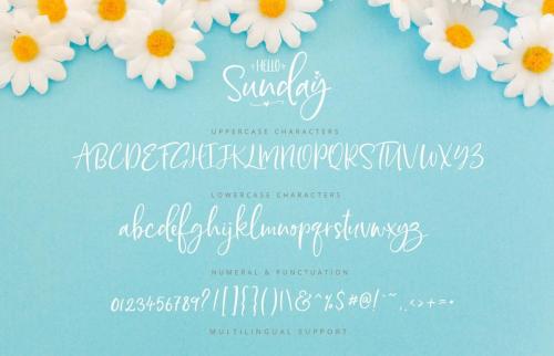 Hello Sunday Font Duo 7