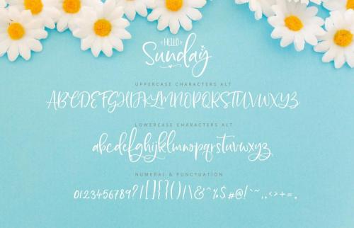 Hello Sunday Font Duo 8