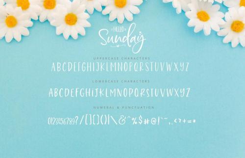 Hello Sunday Font Duo 9