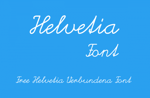 Helvetia Script Font