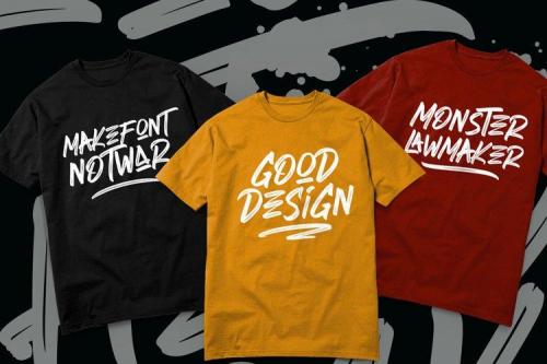 Herdrock Brush Font  1