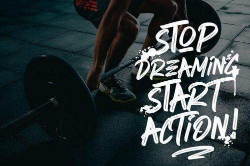 Herdrock Brush Font  4