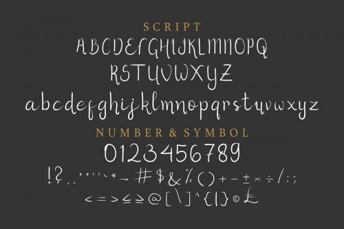Herist Calligraphy Font 1