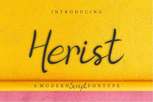Herist Calligraphy Font 11