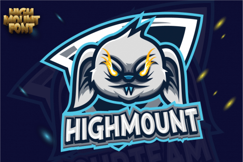 High Mount Display Font  10