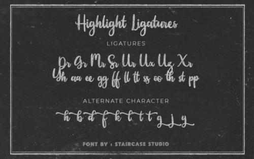 Highlight Script Font 2