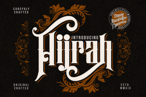 Hijrah Display Gothic Font 1
