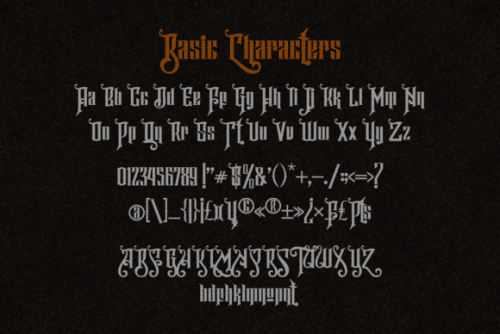 Hijrah Display Gothic Font 10