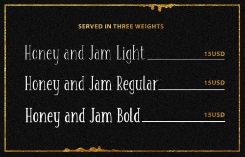 Honey  Jam Font Family  6