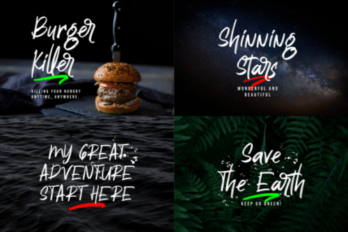Huge Brush Script Font 2