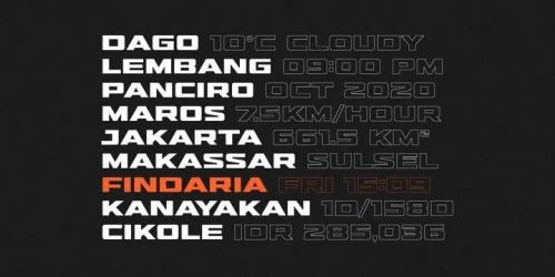 Hunterra Display Font 4