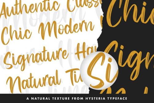 Hysteria Brush Script Font 2