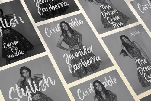 Hysteria Brush Script Font 8