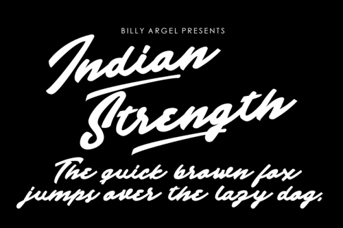 Indian Strength Font Free Download