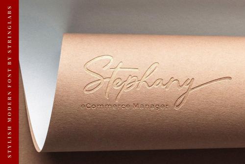 Ingkar Janji Stylish Script Font 11