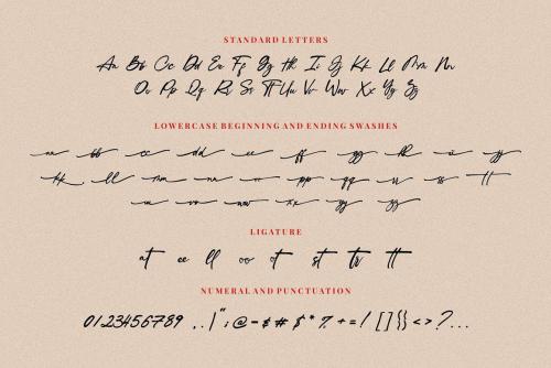 Ingkar Janji Stylish Script Font 14