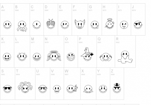 JLS Smiles Sampler Font 2