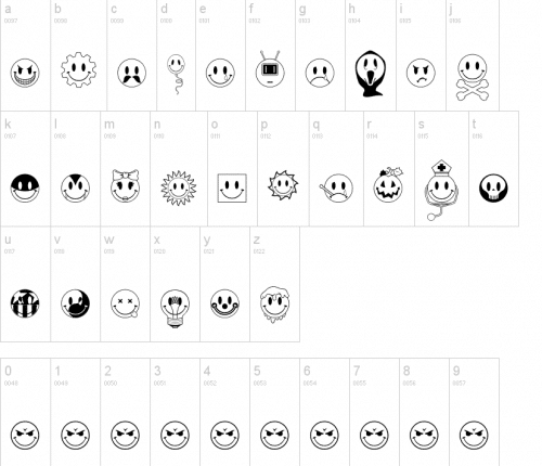 JLS Smiles Sampler Font 3
