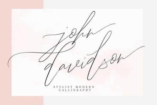 John Davidson Script Font Free Download