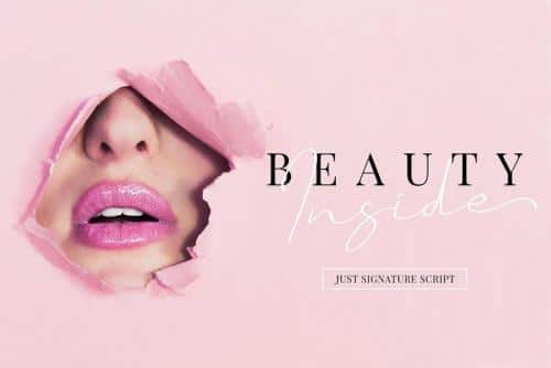 Just Signature Font 2