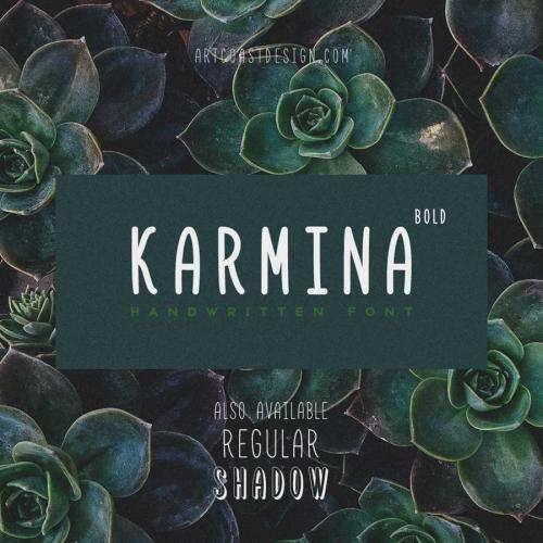 Karmina Handwritten Font Free  4