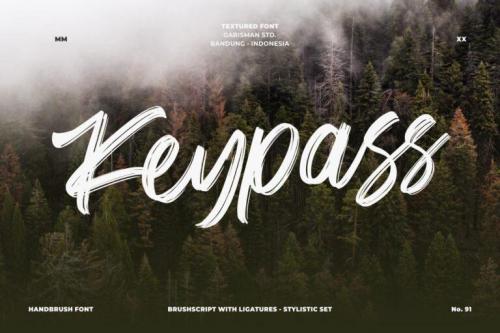 Keypass Brush Font 1