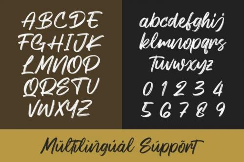 Keypass Brush Font 5