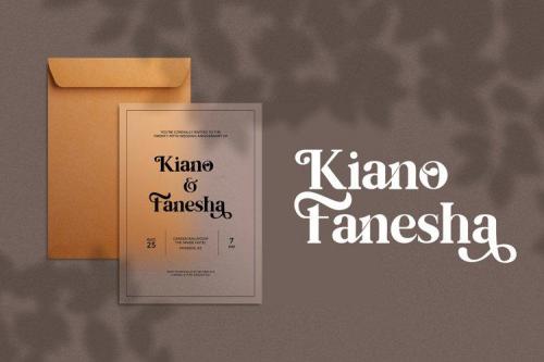 Kiano Serif Font 9