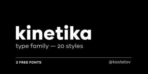 Kinetika Sans Serif Font 1