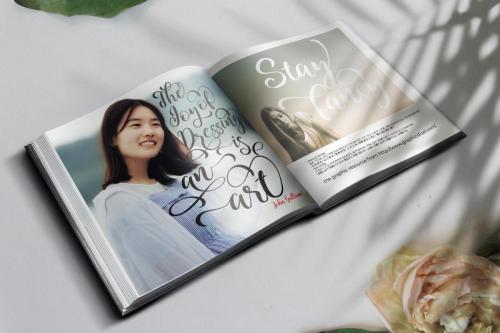 Kitahara Calligraphy Font  2