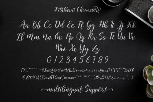 Kitahara Calligraphy Font  5