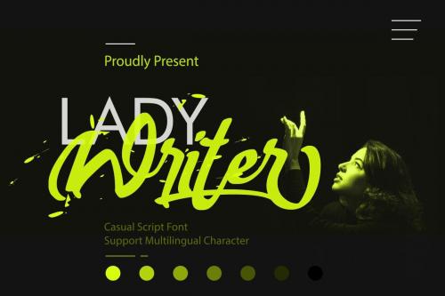 Lady Writer Font 1
