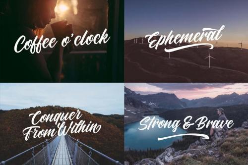 Larizo Script Font 4