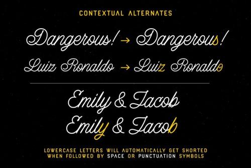 Lazy Ride Script Font Free  7