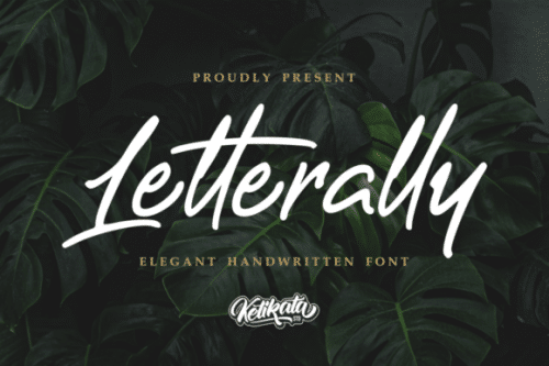 Letterally Handwritten Font