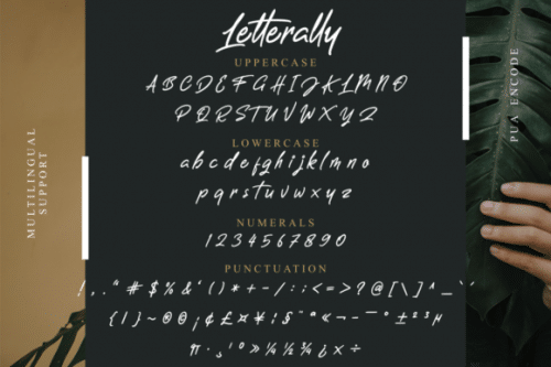 Letterally Handwritten Font  7