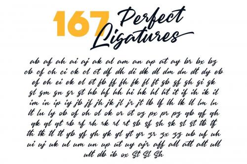 Lil Stuart Ligature Font  8